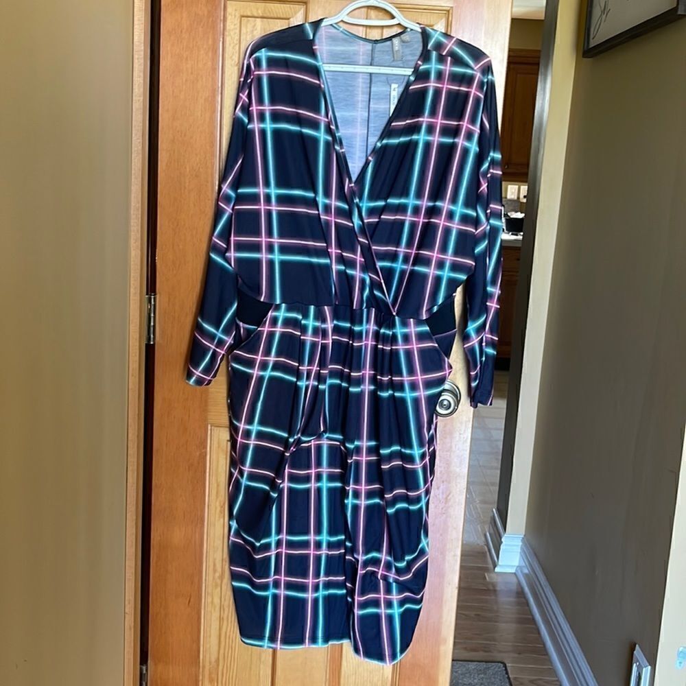 Neon Geometric Dress - Brand New!